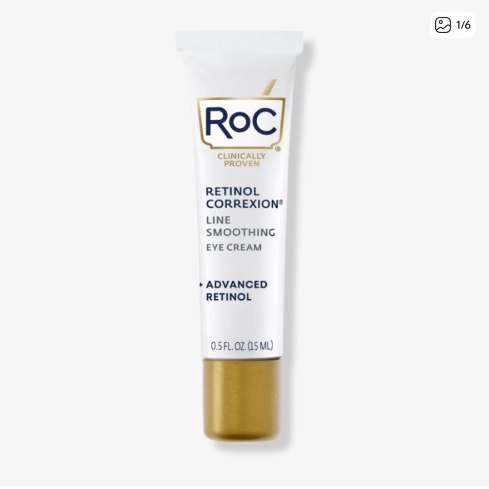 Retinol Correxion Line Smoothing Eye Cream - White/Gold